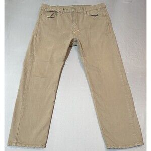 Levi's 505 Jeans Men's 38x30 Khaki Straight Leg Jeans